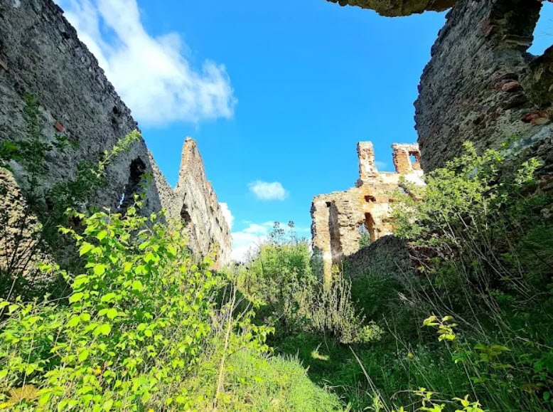 Ruins of the knight's castle, Kamienna Góra, Poland, Poland